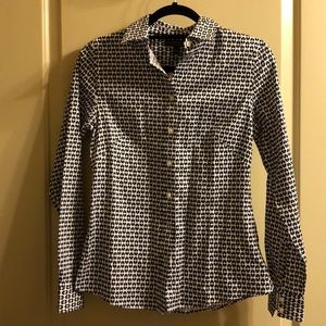 Banana Republic Non-Iron Fitted Long Sleeve Shirt